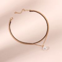 Popular Simple Drop-shaped Pearl Multilayer Necklace main image 4