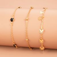 New Butterfly  Simple Multi-layer Alloy  Anklet main image 6