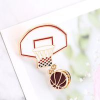 New  Fashion Sports Style  Basketball Box Brooch main image 3