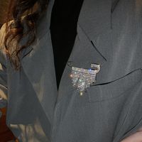 Nuevo Suéter Cardigan De Diamantes De Imitación Big Pin main image 4