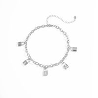 Fashion Simple Retro Alloy Lock-shaped Pendant Clavicle Necklace main image 6