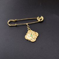 Fashion Simple Pin Key Ring Brooch main image 1