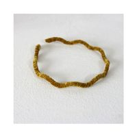 Korean  Simple Gold Velvet Thin Headband sku image 2