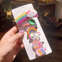 Korean Children's  Cute Candy Color  Rainbow Hairpin sku image 3