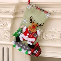 Christmas Decorations Santa Claus Small Socks sku image 30