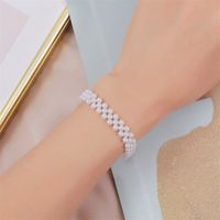 Korean Hand-woven  Pearl Bracelet main image 1