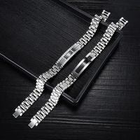 New Men's Titanium Steel  Simple Bracelet main image 3