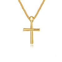 Fashion  Men's Stainless Steel Cross Necklace main image 6