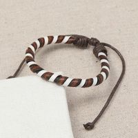 Hand-woven Vintage Cowhide Bracelet main image 5
