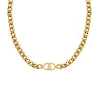 Hip-hop Personality Letter D Thick Chain Necklace main image 6