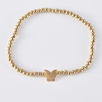 New  Fashion Creative Butterfly Shell Rhinestone 4-piece Anklet main image 3