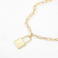 New Simple Wild Exaggerated Lock  Necklace main image 6