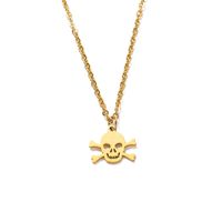 Fashion Skull Stainless Steel Necklace main image 4