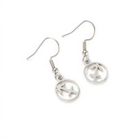 Twelve Constellations Fully Polished Cut Earrings main image 3