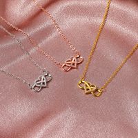 Simple Style Heart Alloy Plating Women's Necklace main image 3