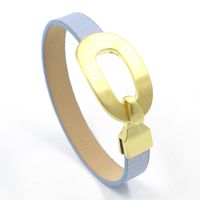 Nouveau Bracelet En Cuir Multicolore Pu Nacré À La Mode sku image 3