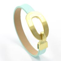 Nouveau Bracelet En Cuir Multicolore Pu Nacré À La Mode sku image 2