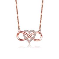 Simple Style Heart Alloy Plating Women's Necklace sku image 2