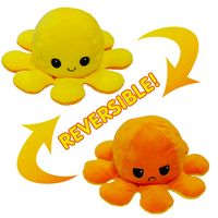 Flip Octopus Cute Multicolor Doll Double Face Expression Flip Octopus Doll Peluche Jouet main image 5