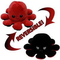 Flip Octopus Cute Multicolor Doll Double Face Expression Flip Octopus Doll Plush Toy main image 4