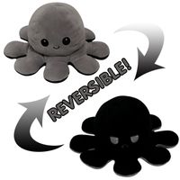 Flip Octopus Cute Multicolor Doll Double Face Expression Flip Octopus Doll Peluche Jouet sku image 16