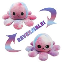 Flip Octopus Cute Multicolor Doll Double Face Expression Flip Octopus Doll Peluche Jouet sku image 24