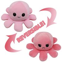 Flip Octopus Cute Multicolor Doll Double Face Expression Flip Octopus Doll Peluche Jouet sku image 21