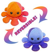 Flip Octopus Cute Multicolor Doll Double Face Expression Flip Octopus Doll Peluche Jouet sku image 25