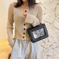 Autumn And Winter Casual New Fashion Snake Print Shoulder Messenger Small Square Bag main image 6