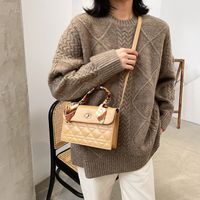 Autumn And Winter Portable Rhombus All-match Single Shoulder Messenger Small Square Bag main image 5