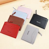 New Korean  Short Zipper  Multi-card Mini Wallet Wholesale main image 1