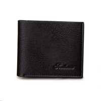 Pu Leather Short Ultra-thin Men's Wallet main image 3