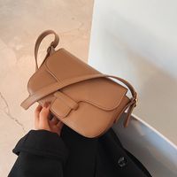 Casual All-match Autumn And Winter New Fashion Simple Messenger One-shoulder Small Square Bag sku image 1