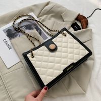 New Fashion Casual Messenger Shoulder Popular Small Square Bag sku image 1