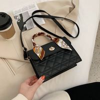 Autumn And Winter Portable Rhombus All-match Single Shoulder Messenger Small Square Bag sku image 3