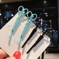 New Candy Color Scissors Hairpin main image 1