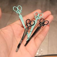 New Candy Color Scissors Hairpin main image 3