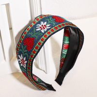 Embroidery Ethnic Style Toothed Non-slip Headband sku image 2