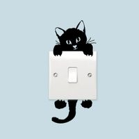 New Cat Bedroom Switch Stickers main image 2