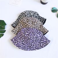 Double-sided Leopard Print Fisherman Hat main image 3