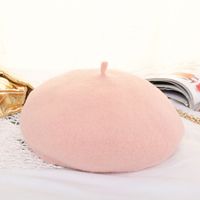Women's Simple Style Solid Color Eaveless Beret Hat main image 5
