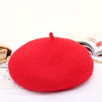 Women's Simple Style Solid Color Eaveless Beret Hat main image 3