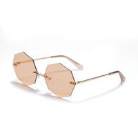 Polygon  Retro Metal Sunglasses sku image 7