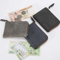 Pu Leather Zipper Coin Purse Small Wallet Multi-function Coin Bag Earphone Bag main image 1
