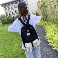 Korean Leisure All-match Hit Color Backpack main image 5