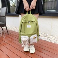 Korean Leisure All-match Hit Color Backpack main image 4