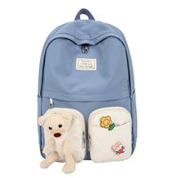 Korean Leisure All-match Hit Color Backpack main image 3