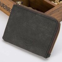 Pu Leather Zipper Coin Purse Small Wallet Multi-function Coin Bag Earphone Bag sku image 2