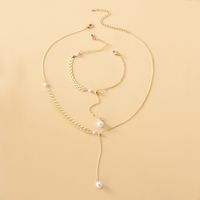 New  Fashion Gold-plated Wheat Ear Adjustable Necklace Bracelet main image 3