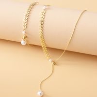 New  Fashion Gold-plated Wheat Ear Adjustable Necklace Bracelet main image 5